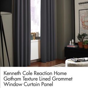 (4) 54x84 Kenneth Cole ROOM DARKENING Curtain